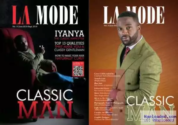 Photos: Singer Iyanya Looks Dapper On The Cover Of La Mode Magazine